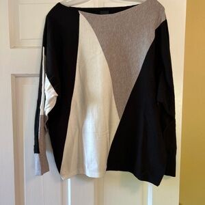 Colorblocked sweater